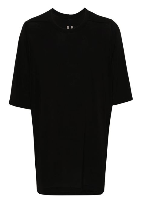 T-shirt a girocollo in nero - uomo RICK OWENS | RU01D3274HBZ09